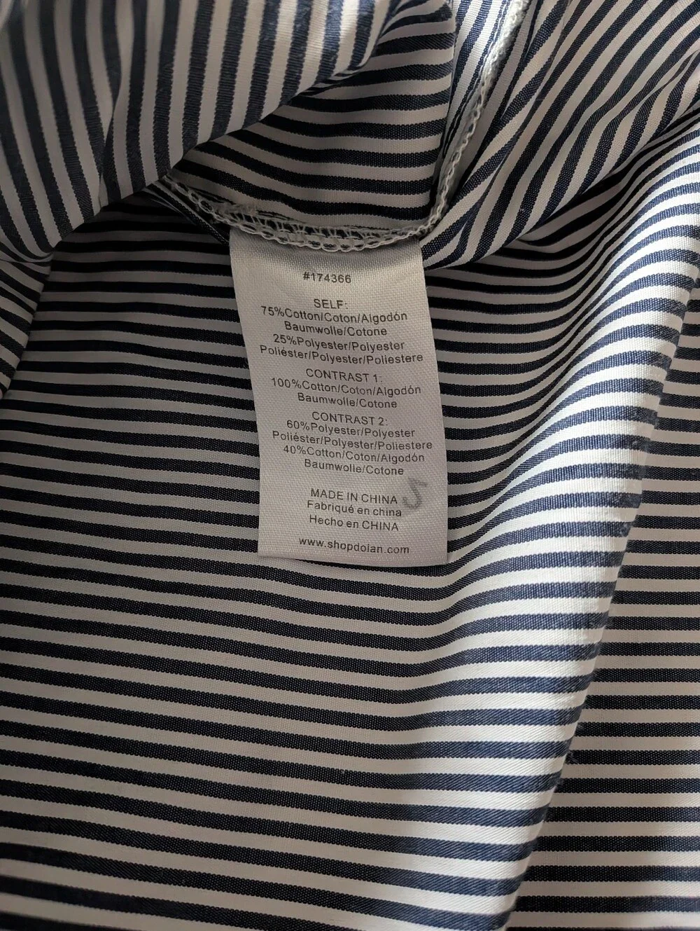 dolan Black and White Stripes Sweater - Picture 4 of 9